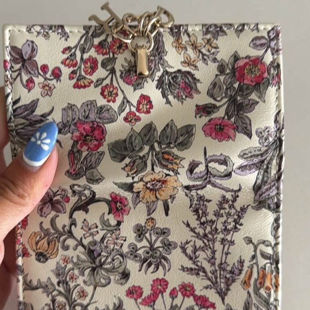 Dior Women's Floral Wallet - Cream and Multicolor - Picture 3 of 4